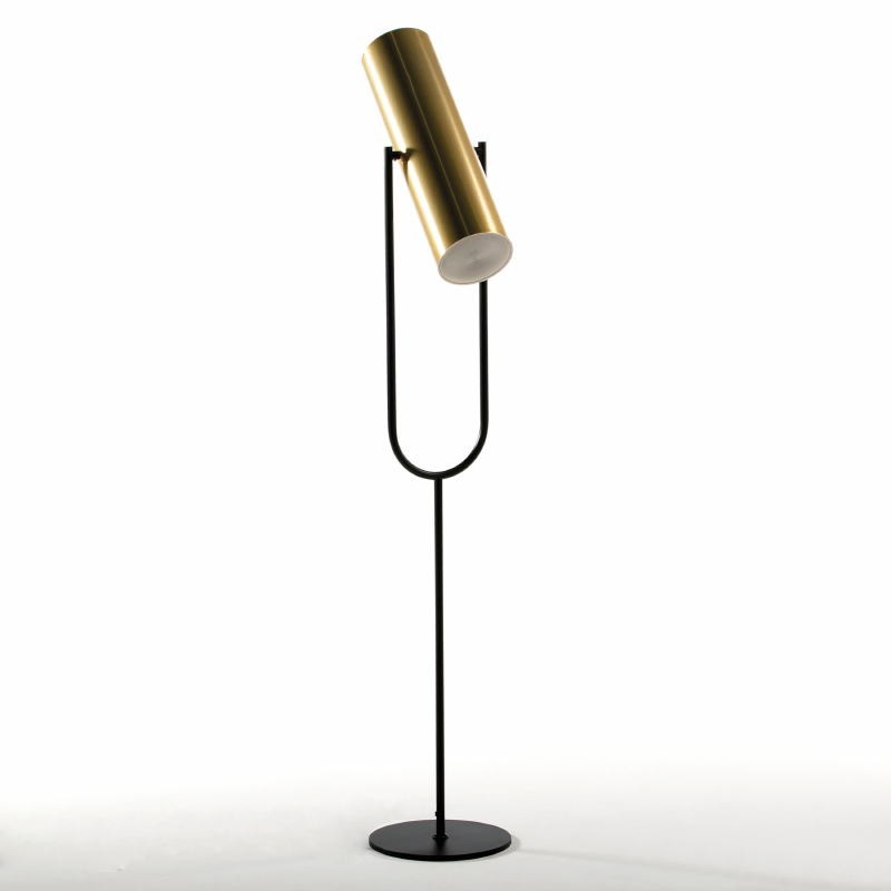Standard Lamp With Lampshade 23X44X132 Metal Gold Black - image 52916