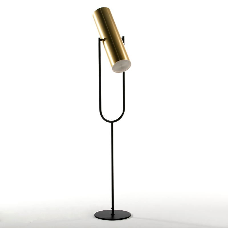 Standard Lamp With Lampshade 23X44X132 Metal Gold Black - image 52917