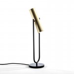 Table Lamp With Lampshade 14X53 Metal Gold Black