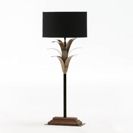 Lampada lampadina in tessuto affusolato vintage 6 luci camera da letto  lampada appesa in nero con goccia in legno - clearhalo – Clearhalo