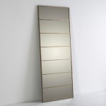 Mirror 76X3X195 Glass Metal Golden