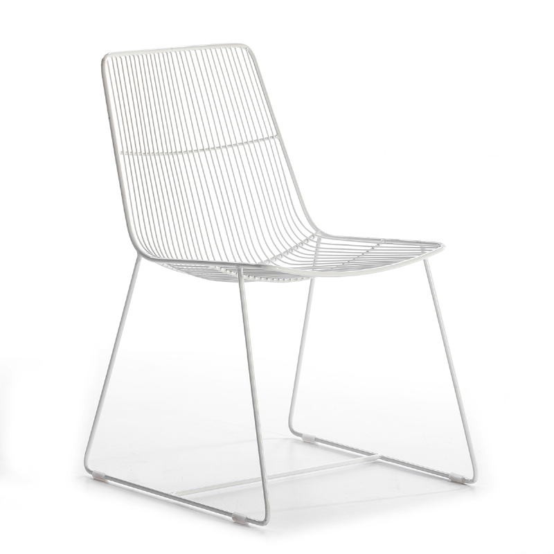 Chair 55X59X83 Metal White - image 53184