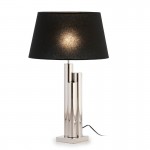 Table Lamp Without Lampshade 18X18X49 Metal Nickel