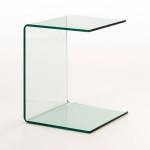 Auxiliary Table 40X40X53 Glass Transparent