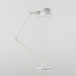Lampe de Table avec abat-jour 50x13x50 Métal Blanc