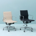 Office Adjustable Chair 58X64X89 97 Metal Leather Off-White
