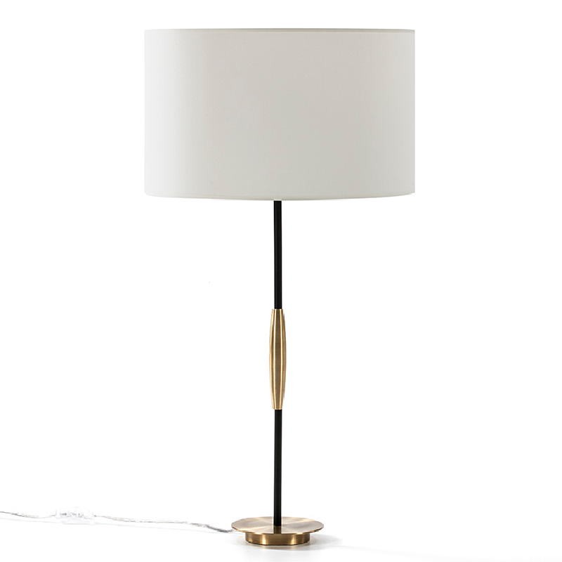 Table Lamp Without Lampshade 14X60 Metal Golden Black - image 53513