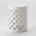 Stool 34X47 Ceramic White