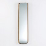 Specchio 30X5X120 Metallo Dorato