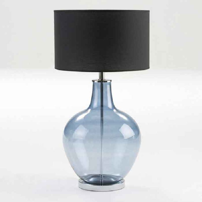 Table Lamp Without Lampshade 34X57 Glass Blue - image 53841