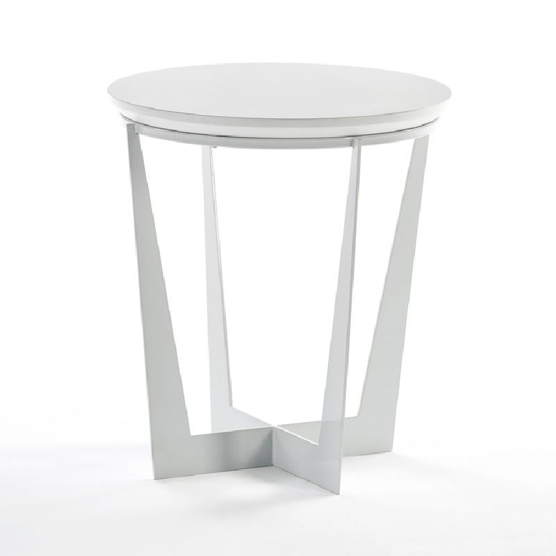 Auxiliary Table 50X50X55 Metal Mdf White - image 53918