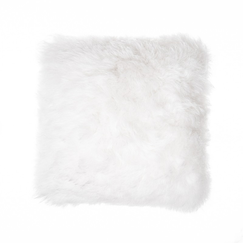 Cuscino in pelle di pecora, peli corti islandesi (bianco) - image 54263