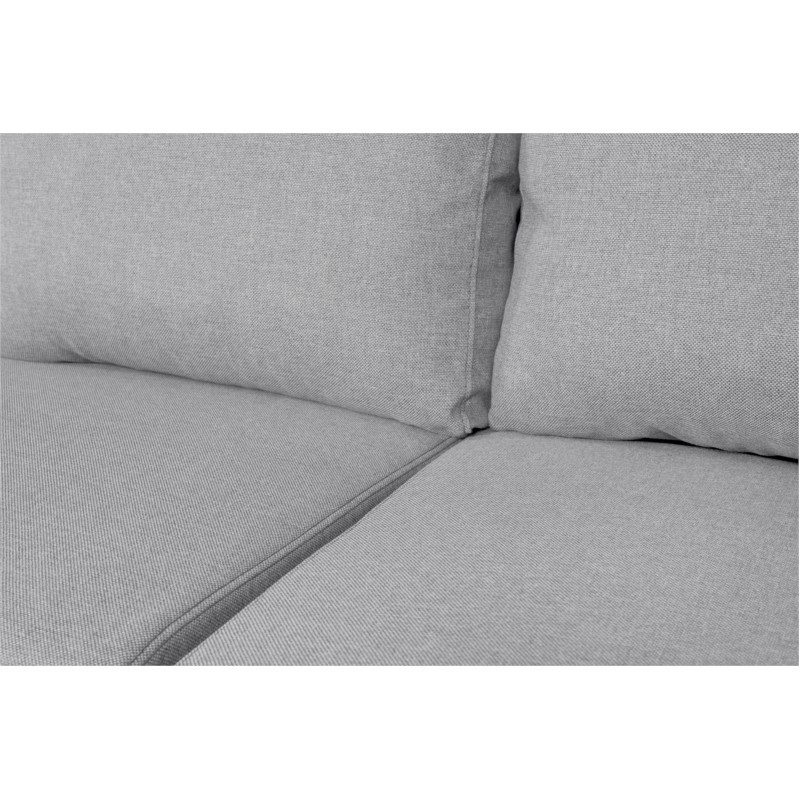 Sofa bed 6 places fabric Niche on the left KATIA Light grey - image 54409