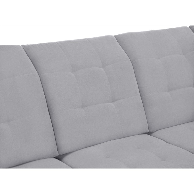 Convertible corner sofa 6 seats Right angle DIMITRYPLUS Grey,white - image 54751