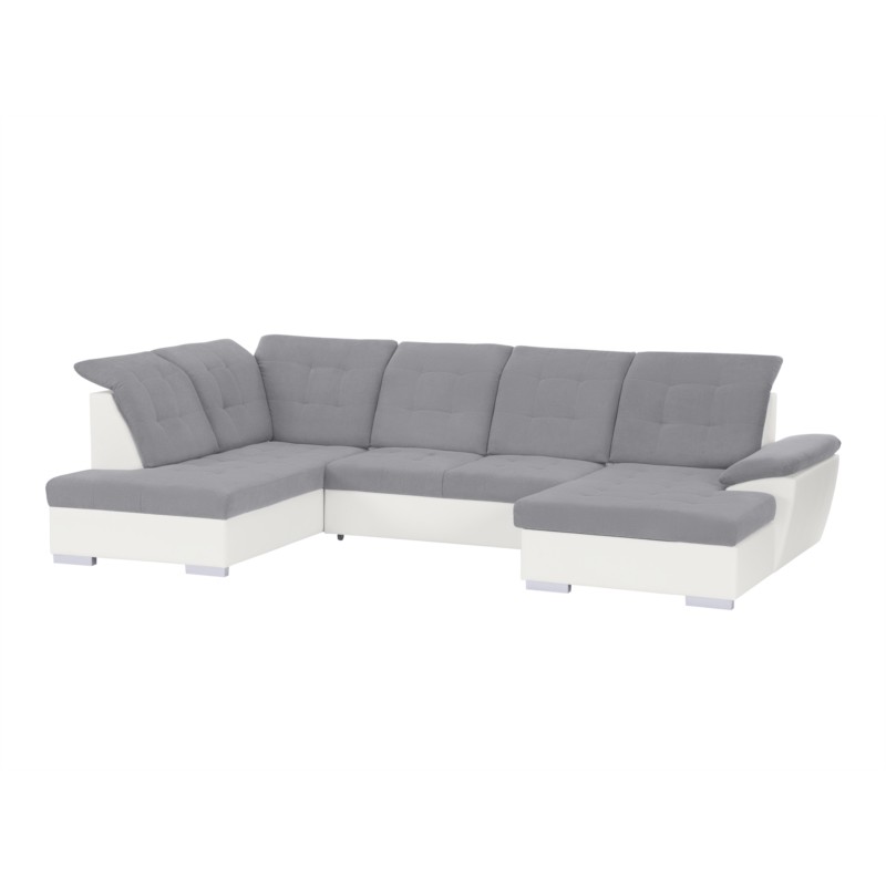 Convertible corner sofa 6 places Left angle DIMITRYPLUS Grey, white - image 54752