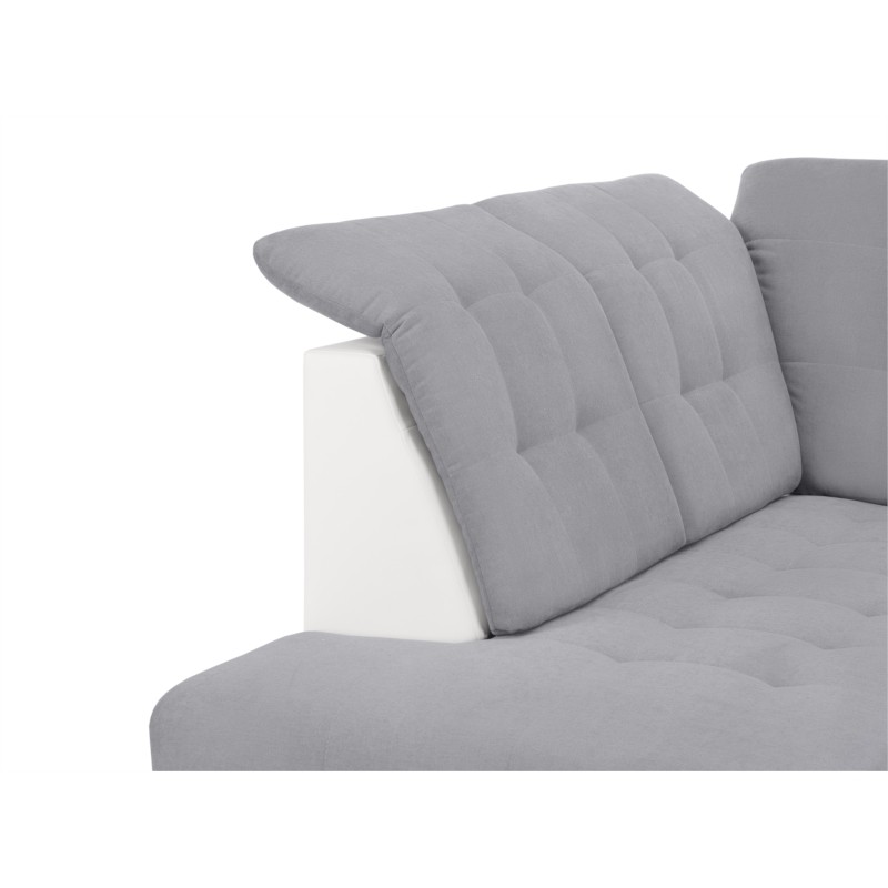 Convertible corner sofa 6 places Left angle DIMITRYPLUS Grey, white - image 54754