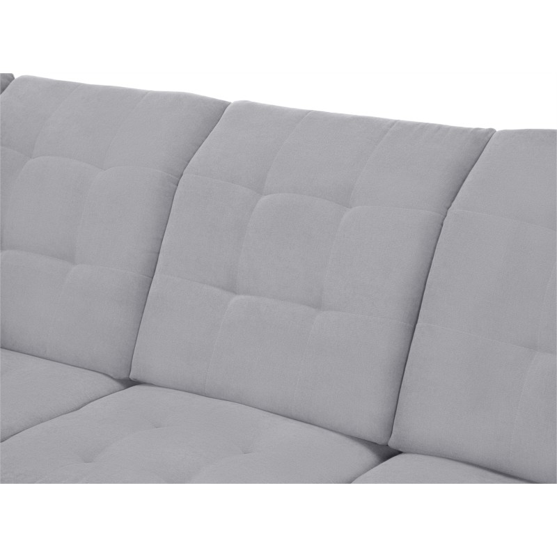 Convertible corner sofa 6 places Right angle DIMITRYPLUS Grey, black - image 54772