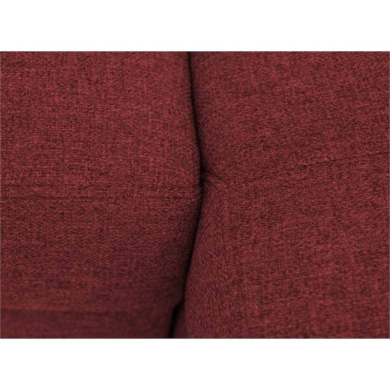 Convertible corner sofa 3 places fabric DONIA Bordeaux - image 54991