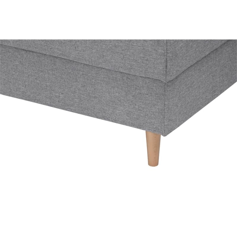 Convertible corner sofa 5 seats fabric Right Angle OKTAV Light grey - image 55086