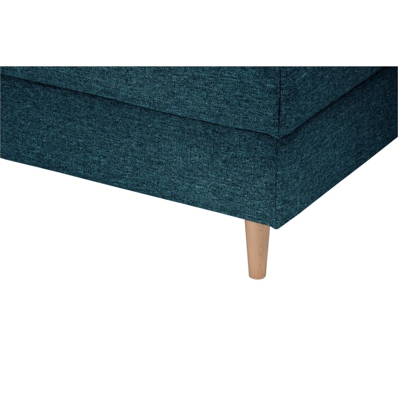 Convertible corner sofa 5 seats fabric Right Angle OKTAV Oil Blue - image 55104