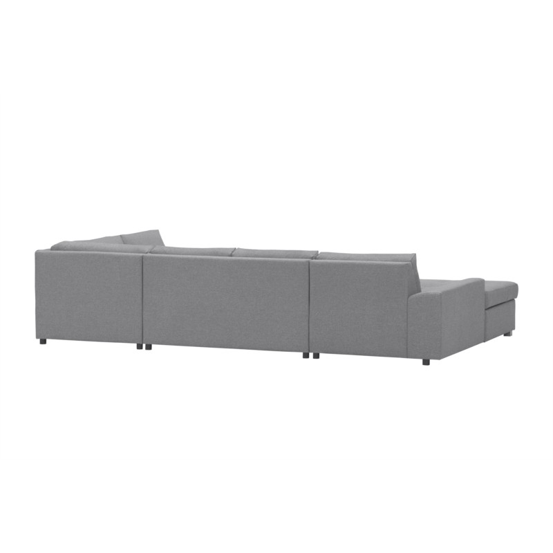 Convertible corner sofa 5 seats fabric Right Angle ARIA Light grey - image 55131