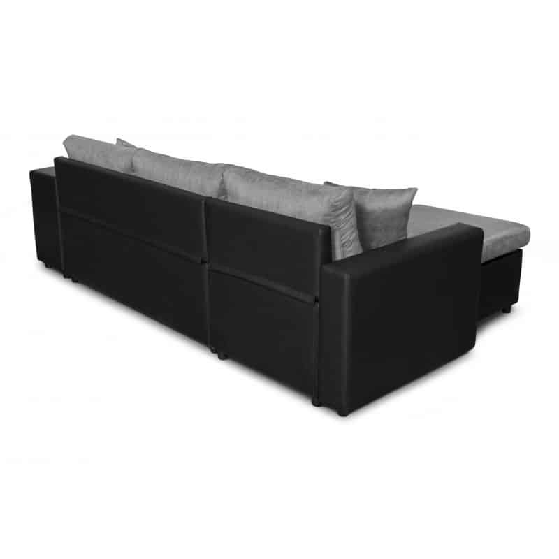 3-seater convertible corner sofa niche on the right KATIA Grey, black - image 55402