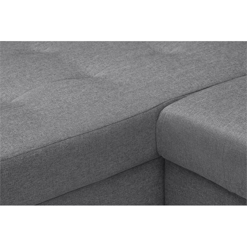 Mila fabric convertible corner sofa 5 seats (Grey) - image 55732