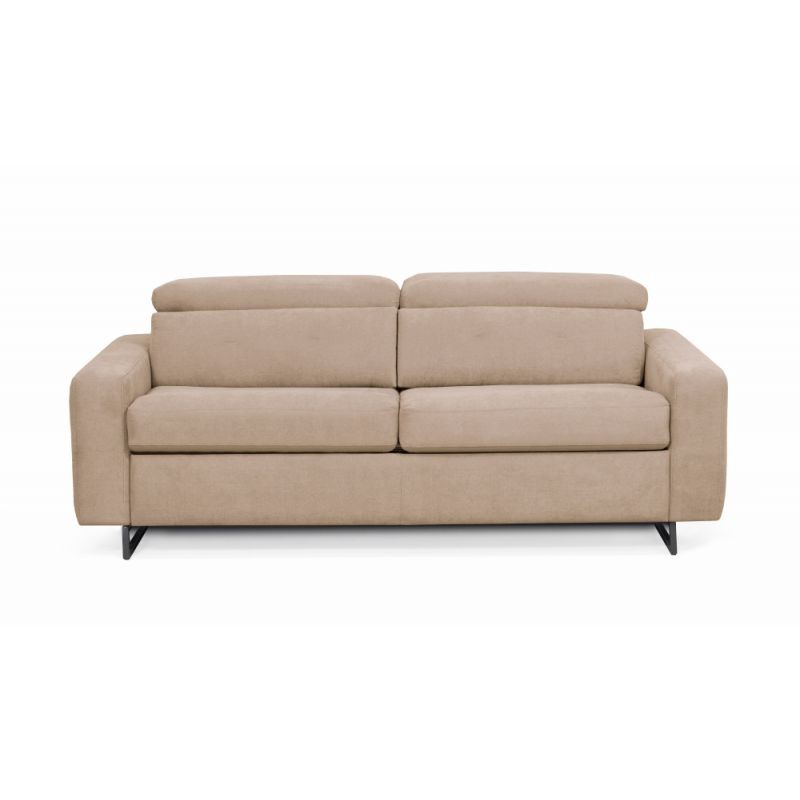 Sofa bed 3 places fabric MINA (Beige) - image 55882