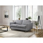 Sofa bed 3 places fabric BOLI (Light grey)