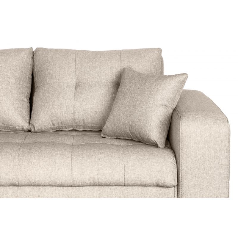 Convertible corner sofa 4 places fabric Left Corner BOND (Beige) - image 56605