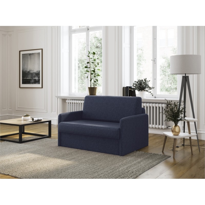 Quick sleeping chair 100x190 in DANOU fabric (Dark blue) - image 56957