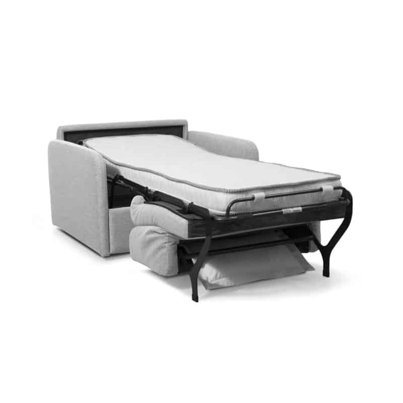 Quick sleeping chair 70x190 in DANOU fabric (Light grey) - image 57002