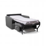 Quick sleeping chair 70x190 in DANOU fabric (Dark grey)