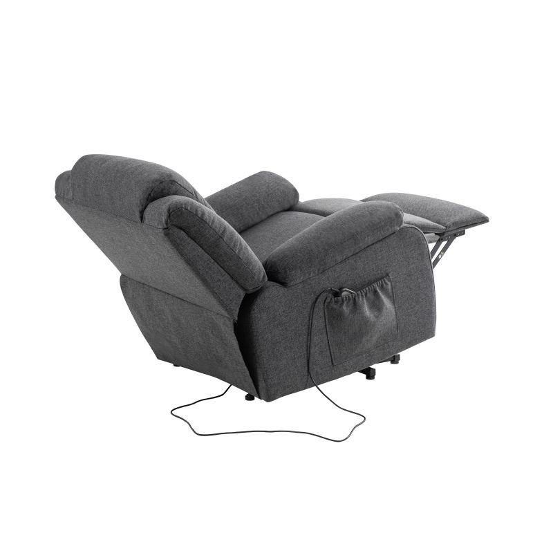 Electric relaxation chair with RELAX fabric lifter (Dark grey) - image 57029