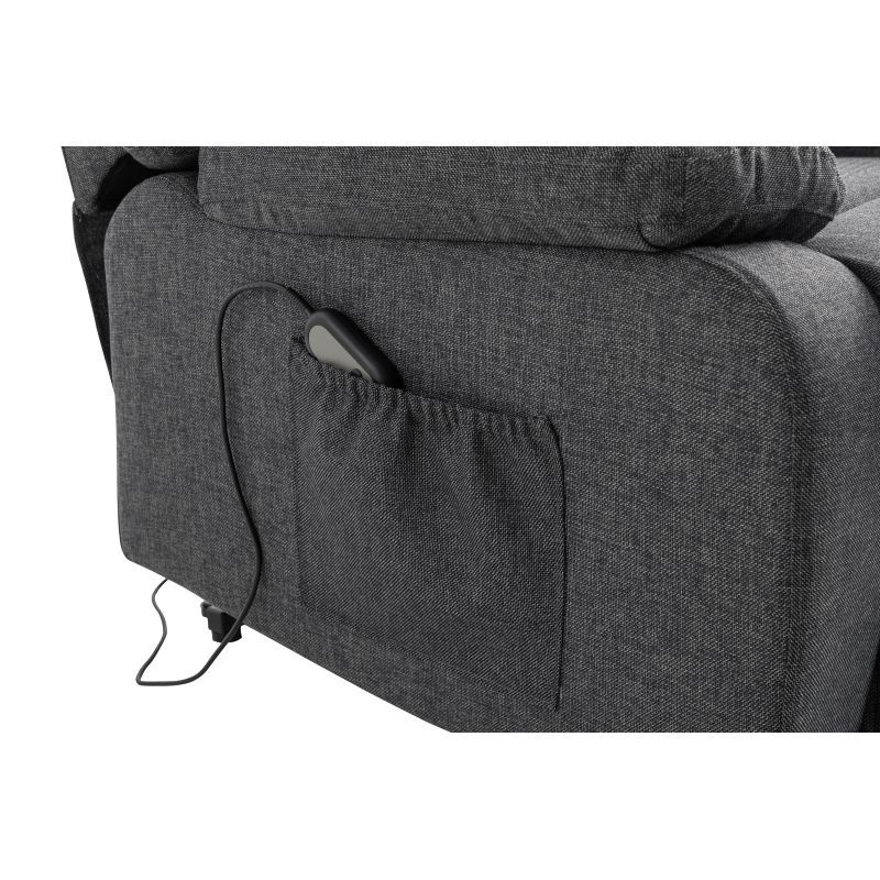Electric relaxation chair with RELAX fabric lifter (Dark grey) - image 57032
