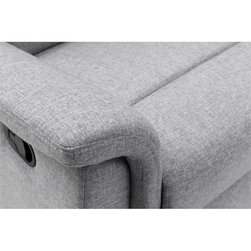 Sedia relax manuale in tessuto RELAXED (grigio chiaro) - image 57159