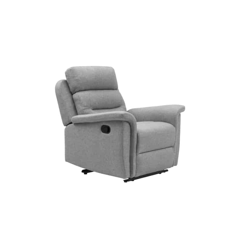 Sedia relax manuale in tessuto RELAXED (grigio chiaro) - image 57171