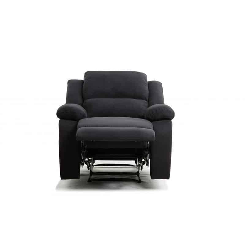 Manual relaxation chair in microfiber ATLAS (Black) - image 57214