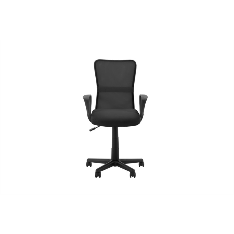 Bürostuhl aus Kunststoff aus Kunststoff (Schwarz)