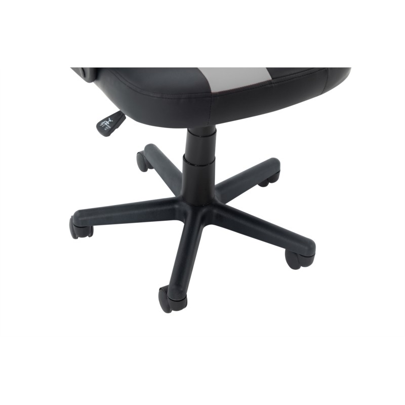 Gamy imitation office chair (Grey, black) - image 57342