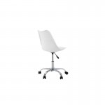 Office chair in polypropylene and imitation TONO (White)