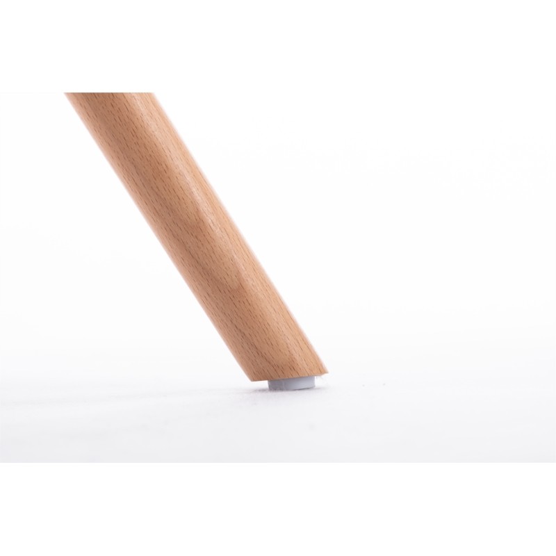  Set von 2 skandinavischen Stühlen Beine helles Holz SNOOP (Weiß) - image 57664
