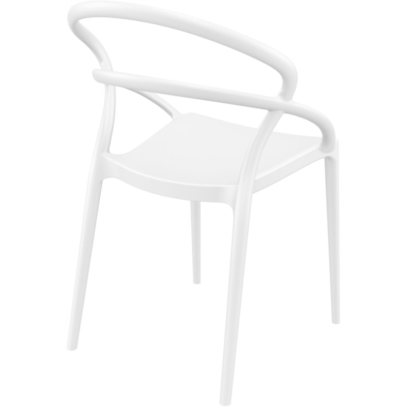 Lot de 4 chaises en polypropylène Intérieur-Extérieur IBIZA (Blanc) - image 57811