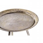 Side table in bronze tinted metal 38 cm BRONZ (Bronze)