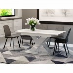 Extendable dining table 140, 180 cm ROXY (White)