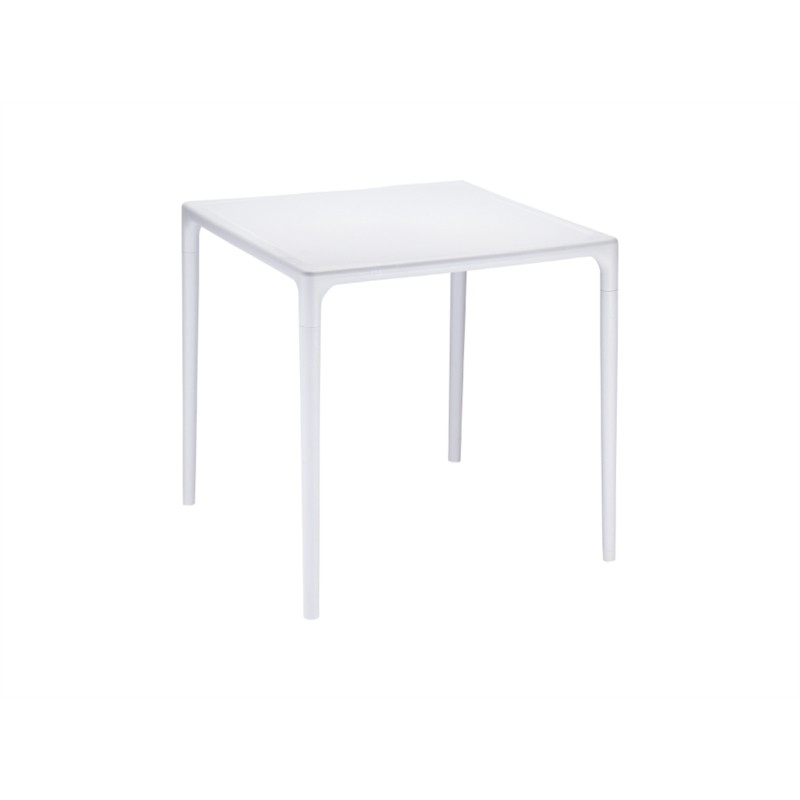 Quadratischer Tisch 80 cm Innen Außen GOZA (Grau) - image 57951