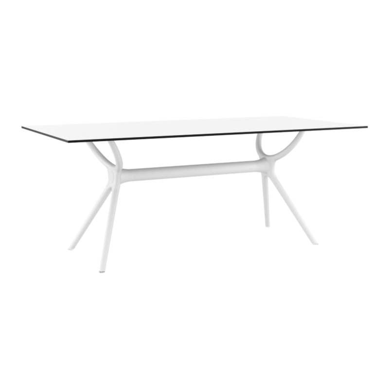 Table 180 cm Intérieur-Extérieur MALTA (Blanc)