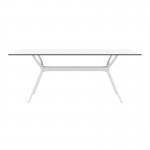 Table 180 cm Intérieur-Extérieur MALTA (Blanc)