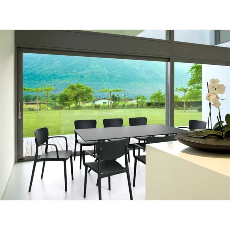 Table 180 cm Indoor-Outdoor MALTA (Black) - image 57959