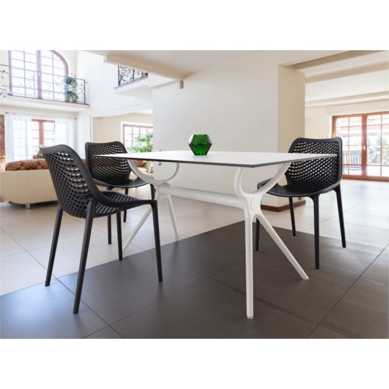 Tisch 140 cm Indoor-Outdoor MALTA (Weiß) - image 57964